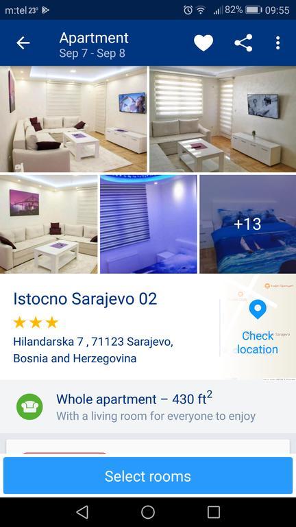 Апартаменты Istocno Сараево Экстерьер фото